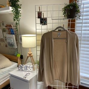 Light Almond/Beige Sweater Cardigan